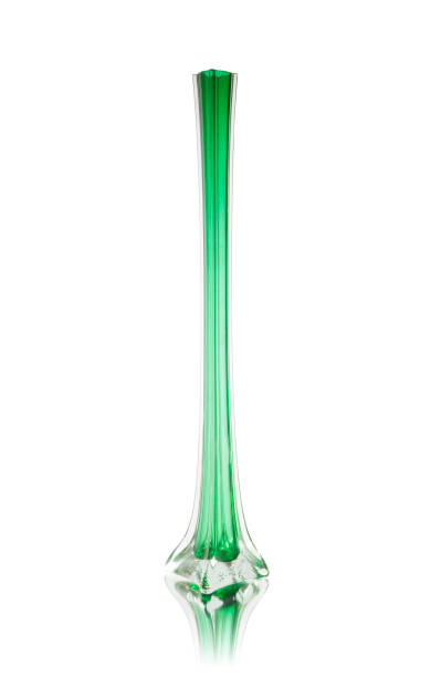 istock Antique glass vase isolated on white background 928596950
