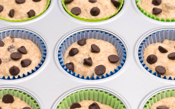 istock Raw Batter for Homemade Chocolate Chip Muffins 928616802
