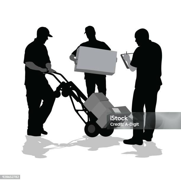 Signature Delivery Stock Illustration - Download Image Now - In Silhouette, Checklist, Delivering