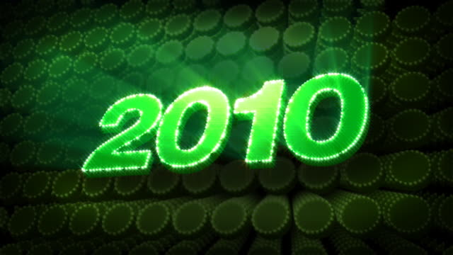 Year 2010 - Glitter Sparkle Text