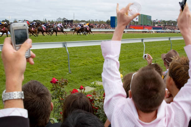 istock Watching the Horse Races 92867167