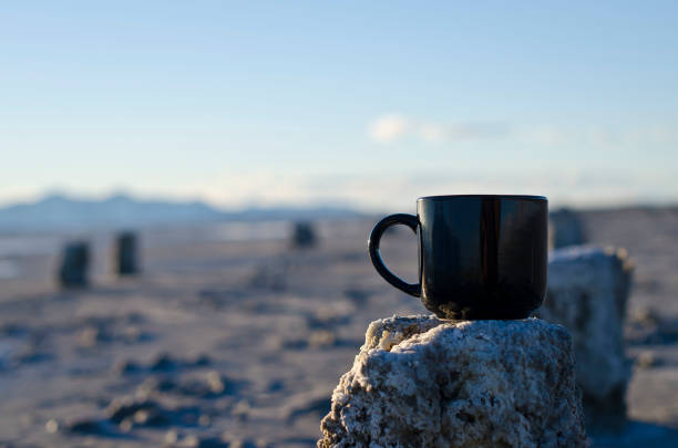 istock Blank Black Coffee Mug Morning Wasteland 928685592