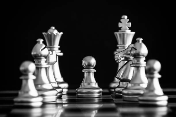 istock Strategy chess battle Intelligence challenge game on chessboard. Success the strategy concept. Chess business leader and success idea. Chess strategy game business competition success play. 928686528