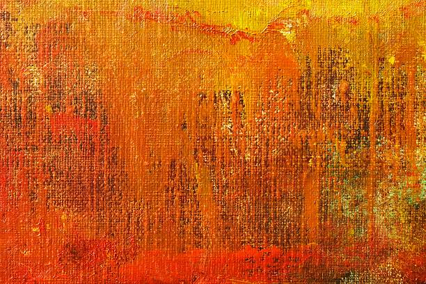 istock Abstract painted yellow  and red art backgrounds. 92868829