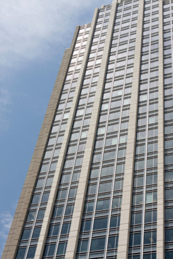 London, UK - June 08, 2023: The Economist Building iconic new brutalist architecture