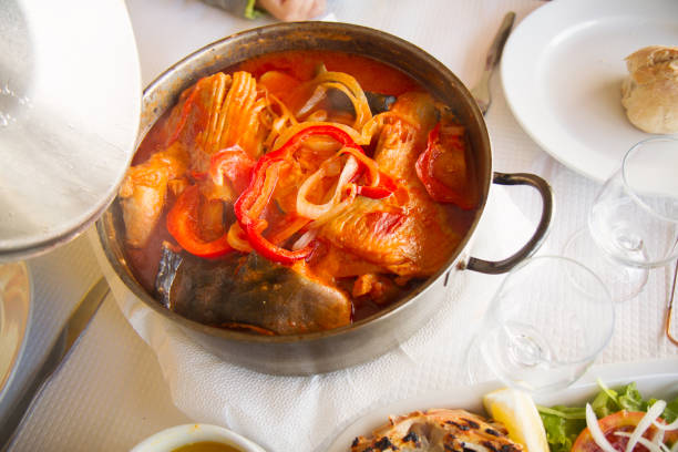 istock portuguese dish caldeirada in iron pot 928696068