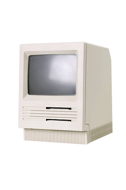 クラシックな apple macintosh コンピュータ - apple macintosh classic ストックフォトと画像