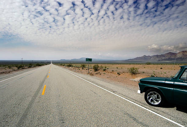 istock Old Route 66 highway desert horizon 92869772