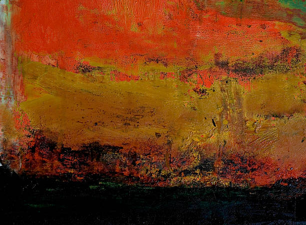 istock Abstract painted red and brown art backgrounds. 92870214
