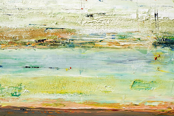 istock Abstract painted green art backgrounds. 92870395