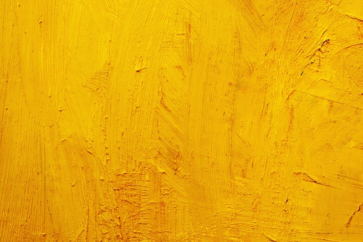 Abstract Painted Yellow Art Backgrounds Stock Photo - Download Image Now -  Yellow, Oil Paint, Textured - iStock