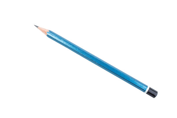 istock Pencil isolated on white background,With Clipping path, Blue pencil 928715064