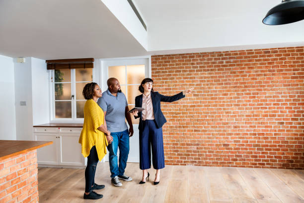 istock Black couple buy new house 928719130