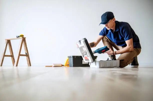 Photo of People renovating the house concept