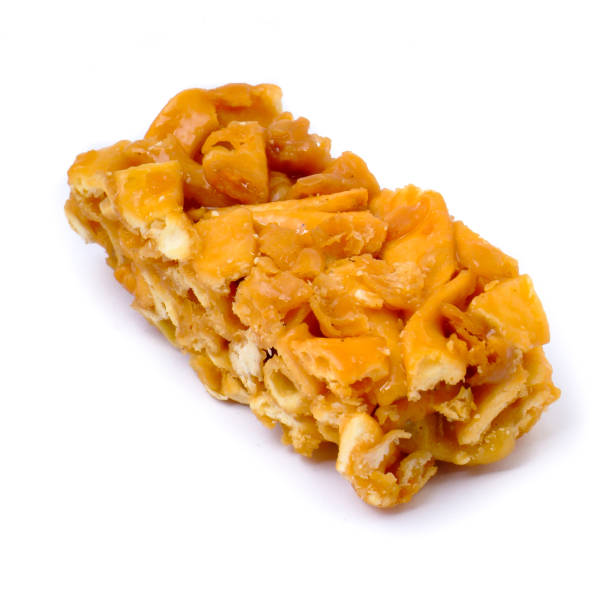 istock Chinese cookie puffed rice cake on background. 928732452