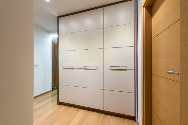 istock Wardrobe in interior od bedroom 928741314