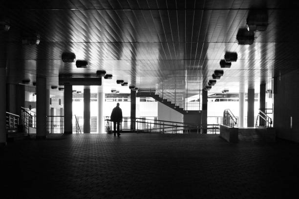 istock Fragment of modern building. Passage way. 928751622