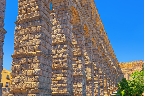 Aqueduct of Segovia (or more precisely, the aqueduct bridge) is a Roman aqueduct in Segovia. In 1985 Segovia and its Aqueduct were declared World Heritage Sites by UNESCO.
