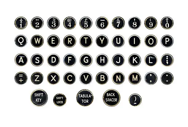 Photo of Typewriter Keys