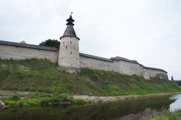 istock The Pskov Krom or Kremlin, ancient citadel in Pskov, Russia view from river 928759630