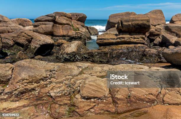 Side Beach Rocks Texture Patterns And Textures On Rocks On Beach Background Stock Photo ...