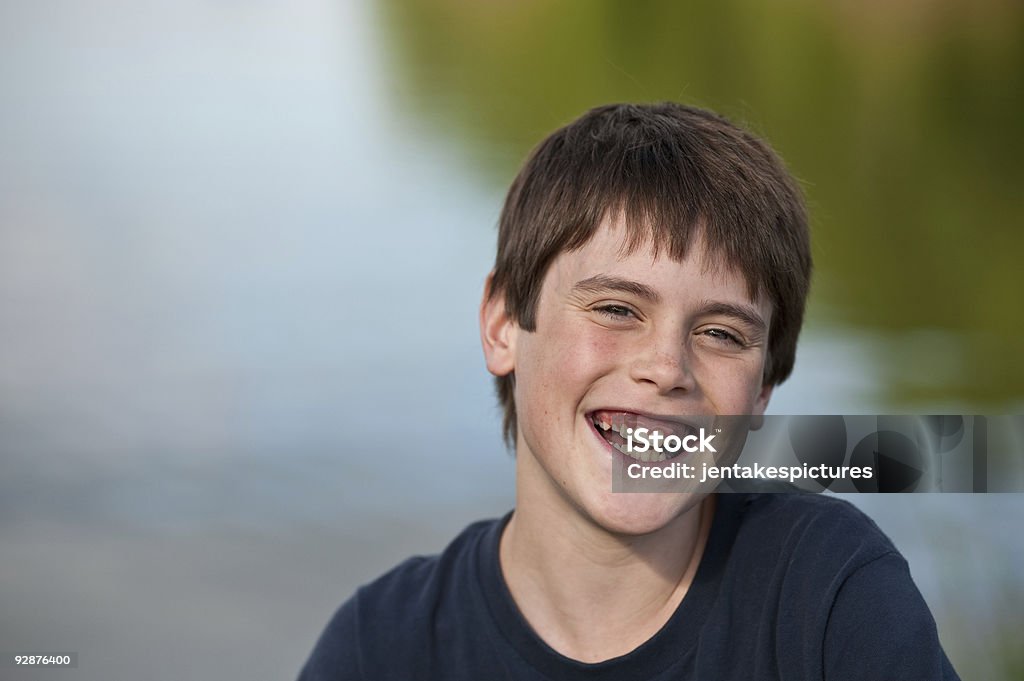 Rapaz engraçado, Rir - Royalty-free Adolescente Foto de stock