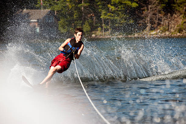 istock Teen Boy Waterskiing 92876406
