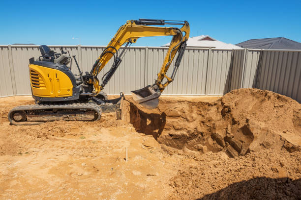 excavación de piscina - cavan fotografías e imágenes de stock