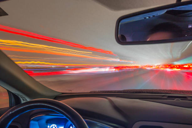 istock Driving in the rain during the night 928768174