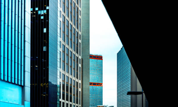 istock Modern office building detail, glass surface 928768706