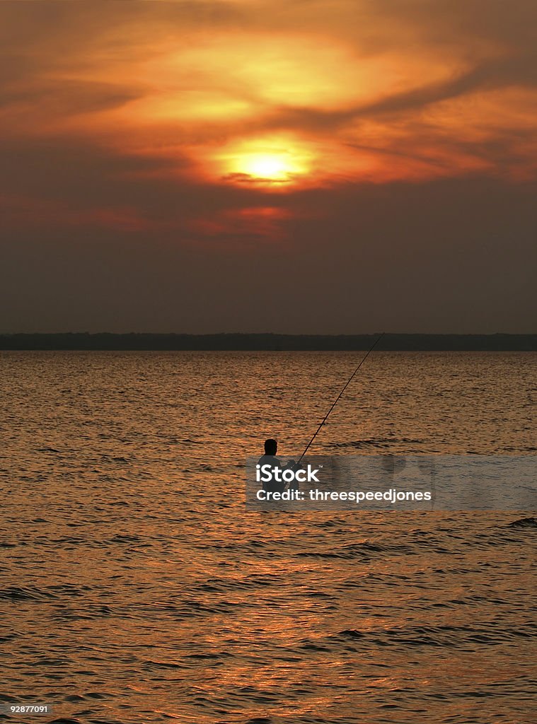 Rybak Chodzić po wodzie - Zbiór zdjęć royalty-free (Zatoka Chesapeake)