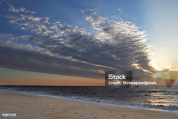 Ocean City Beach Sunrise Over The Atlantic Stock Photo - Download Image Now - Ocean City - Maryland, Beach, Breaking Wave