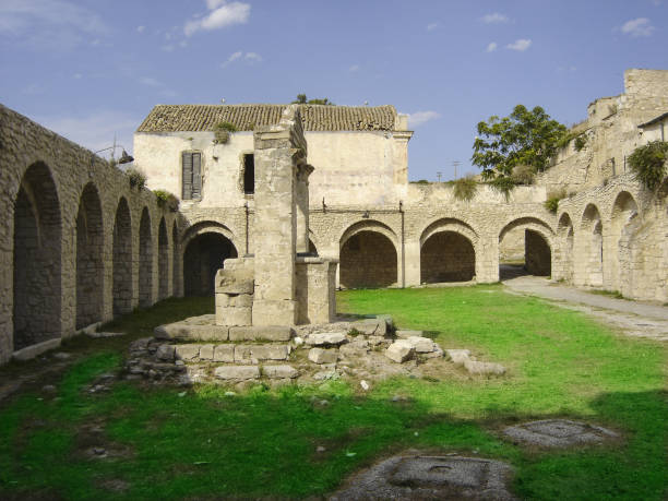 istock court of an old convent 928772446