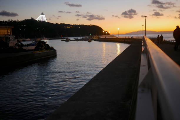 istock Sunset view of Enoshima island 928772672