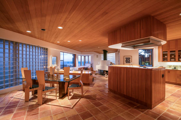Rustic home in Northern California with ocean view in the sea ranch ++artwork created by home owner ++