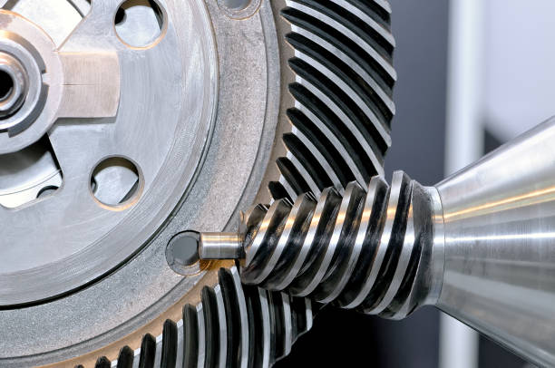 istock Industrial conical gear and a circular gear, cogwheel 928783786