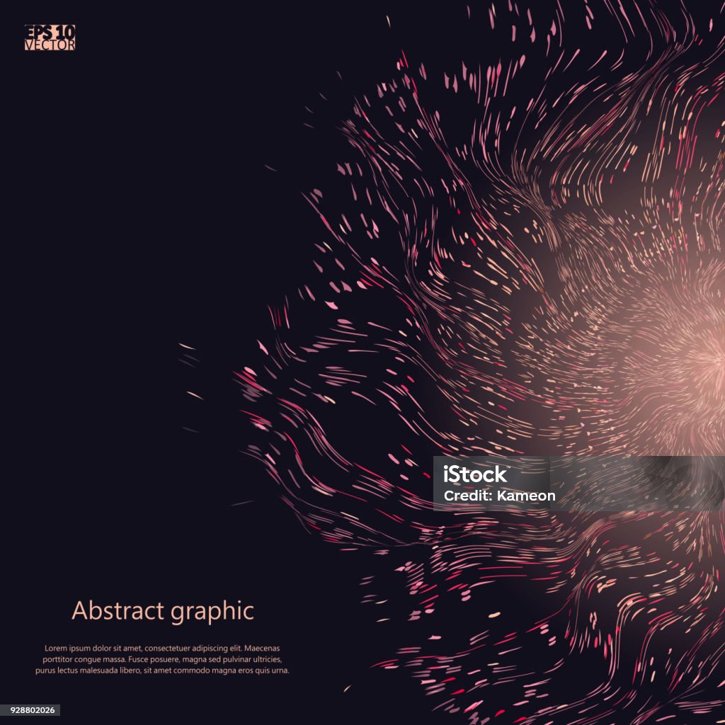 Defocused Star Abstract Star Background With Defocused Lights Eps10 Vector ...