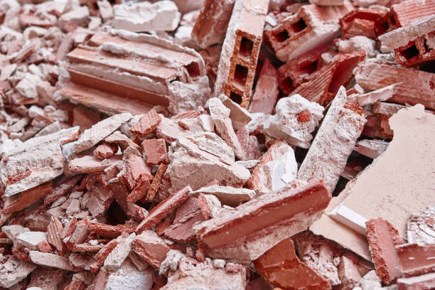 istock Removal of debris. Construction waste. Building demolition. Earthquake 928803458