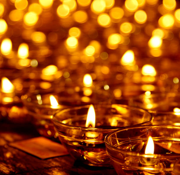 istock Flame candle Oil lamps for the evening prayers 928803494
