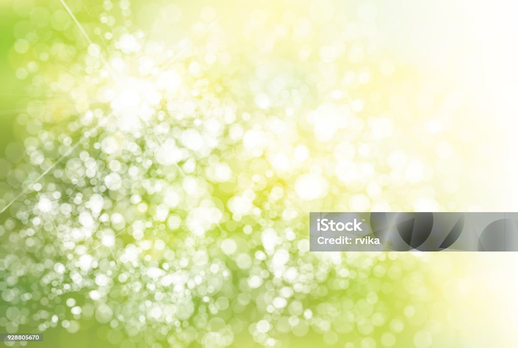 Vector Green Spring Background Stock Illustration - Download Image Now ...