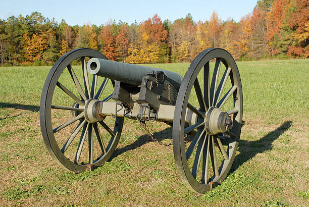 istock Confederate artillery at Five Forks in Virginia 92882202