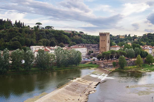 istock View of the river Arno from Zecca tower, Florence 928822548