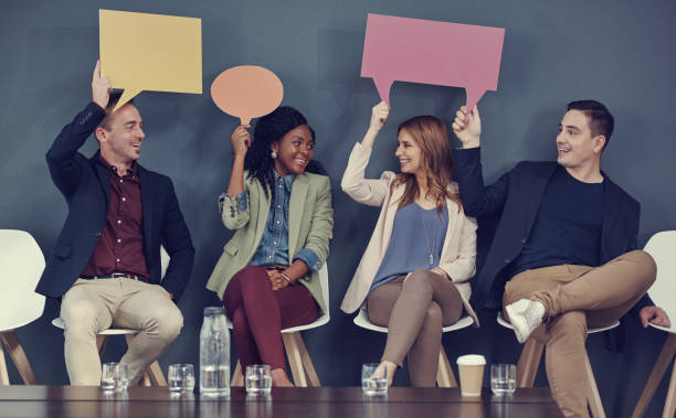 istock Speak your mind if you have business on it 928823558