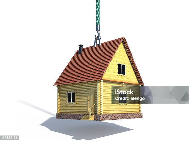 House On Hook Stock Photo - Download Image Now - Architecture, Box - Container, Brick