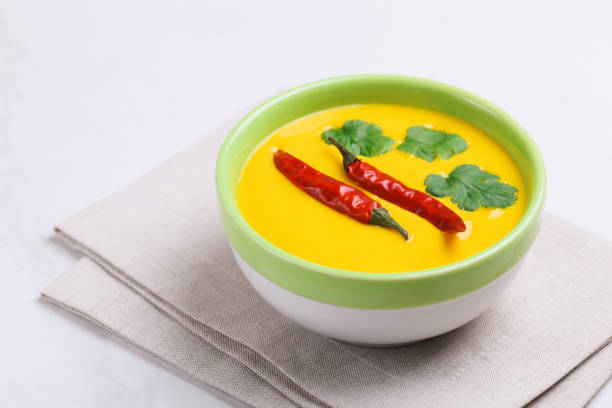 istock Vegetarian curry Gujarati Kadhi with chickpea and yogurt 928832208