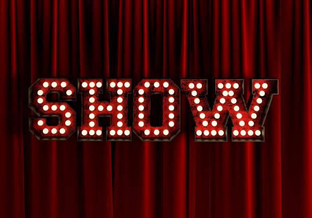 istock Show In front Of Red Theater Curtain. 3d Rendering. 928832900