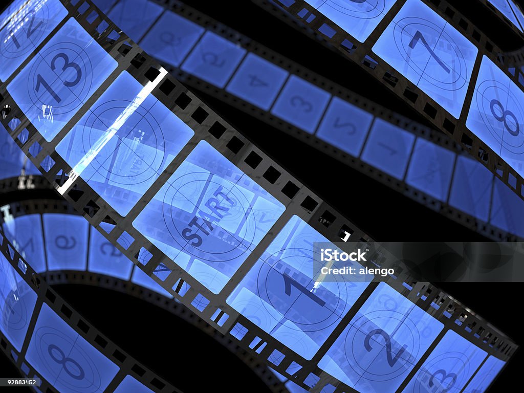 Filmstrip  Countdown Stock Photo