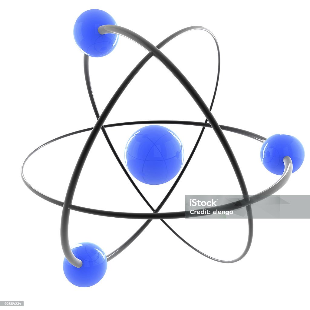 Atom - 로열티 프리 전자 스톡 사진