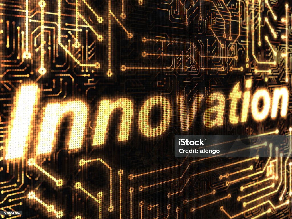 Die innovation Wort - Lizenzfrei Einzelwort Stock-Foto