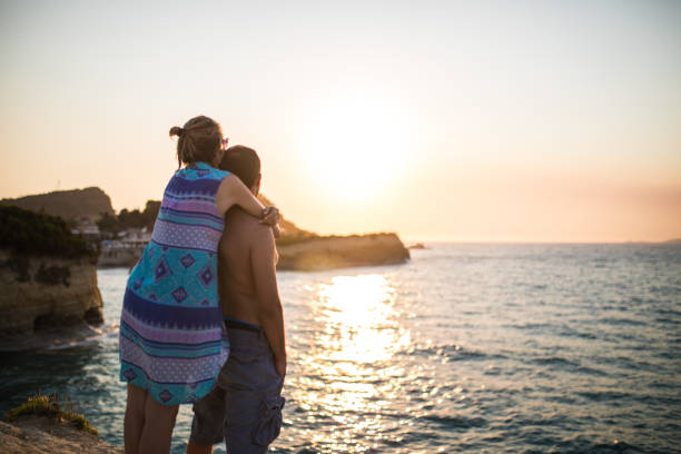 istock Looking At Sunset On Sea Horizon From Pier 928849748